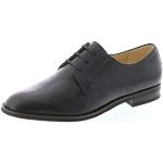 Schwarze Business Sioux Derby Schuhe mit Schnürsenkel aus Leder für Herren Größe 41,5 