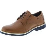 Braune Business Sioux Derby Schuhe mit Schnürsenkel aus Leder für Herren Größe 41,5 