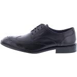 Schwarze Business Sioux Hochzeitsschuhe & Oxford Schuhe mit Schnürsenkel aus Glattleder für Herren Größe 46 