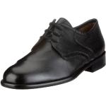 Schwarze Business Sioux Rochester Derby Schuhe mit Schnürsenkel für Herren Größe 42,5 