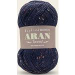 Sirdar Hayfield Bonus Aran mit Wolle Strickwolle Garn 400g 636 Marineblau Tweed
