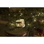 Grauer Sirius Weihnachtsbaumschmuck LED beleuchtet 