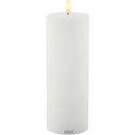 Weiße 15 cm LED Kerzen mit beweglicher Flamme wiederaufladbar 