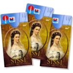 Sissi-cardbox #088 /// Motiv: Sissi (Sisi) / Kaiserin Elisabeth von Österreich /// 3er Set /// Geschenkkarten Hülle, Hülle für Karten, Ausweise und Visitenkarten im Scheckkartenformat