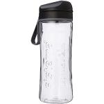 Sistema Hydrate Tritan Swift Wasserflasche, 600 ml, Auslaufsichere Wasserflasche, BPA-frei, schwarz