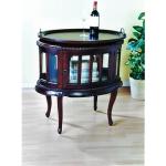 Reduzierte Braune Antike SIT Möbel Samba Nachhaltige Glasbartische aus Massivholz Breite 50-100cm, Höhe 50-100cm, Tiefe 0-50cm 