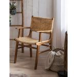 Beige Moderne SIT Möbel Rattanstühle aus Massivholz mit Armlehne Breite 50-100cm, Höhe 50-100cm, Tiefe 50-100cm 