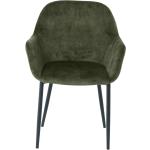 Grüne Moderne SIT Möbel Armlehnstühle pulverbeschichtet aus Samt 