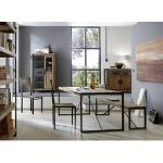 Schwarze Moderne SIT Möbel Panama Küchenschränke aus Akazie mit Schublade Breite 50-100cm, Höhe 100-150cm, Tiefe 0-50cm 