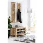 Silberne SIT Möbel Frigo Garderoben Sets & Kompaktgarderoben lackiert 3-teilig 