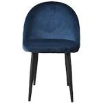 Marineblaue Karo Moderne SIT Möbel Konferenzstühle & Besucherstühle aus Stahl 2-teilig 