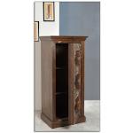 Braune Moderne SIT Möbel Almirah Küchenschränke aus Recyclingholz Breite 50-100cm, Höhe 100-150cm, Tiefe 0-50cm 