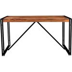 Schwarze Industrial SIT Möbel Panama Esstische im Landhausstil gebeizt aus Holz Breite 100-150cm, Höhe 100-150cm, Tiefe 50-100cm 6 Personen 