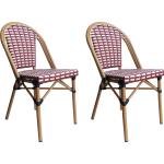Beige SIT Möbel Polyrattan Gartenstühle pulverbeschichtet aus Polyrattan wetterfest Breite 50-100cm, Höhe 50-100cm, Tiefe 50-100cm 2-teilig 