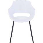 Weiße Moderne SIT Möbel Schalenstühle & Schalensessel pulverbeschichtet 2-teilig 