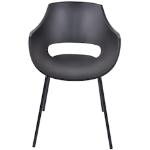 Schwarze Moderne SIT Möbel Stuhl-Serie aus Kunststoff Breite 50-100cm, Höhe 50-100cm, Tiefe 50-100cm 2-teilig 