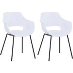 Schwarze Moderne SIT Möbel Stuhl-Serie aus Kunststoff Breite 50-100cm, Höhe 50-100cm, Tiefe 50-100cm 2-teilig 