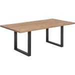 SIT Möbel TABLES & CO Esszimmertisch Metall/Wildeiche geölt Natur/