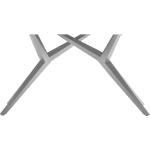 Silberne Moderne SIT Möbel Tischgestelle & Tischkufen aus Metall 