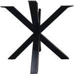 Schwarze Moderne SIT Möbel Runde Tischgestelle & Tischkufen aus Metall Breite 50-100cm, Höhe 50-100cm, Tiefe 50-100cm 