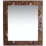 SIT Möbel Wand-Spiegel aus recyceltem Altholz | braun | B 68 x T 8 x H 79 cm | 05190-30 | Serie ALMIRAH 4055195051906 (05190-30)