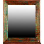 SIT Möbel Wand-Spiegel | mit Ablage | Altholz lackiert | bunt | B 68 x T 8 x H 79 cm | 09106-98 | Serie RIVERBOAT - mehrfarbig Multi-material 09106-98