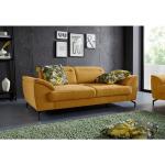 Gelbe Sit & More Zweisitzer-Sofas mit Armlehne Breite 200-250cm, Höhe 50-100cm, Tiefe 100-150cm 2 Personen 