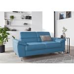 Reduzierte Blaue Sit & More Zweisitzer-Sofas mit Armlehne Breite 150-200cm, Höhe 50-100cm, Tiefe 50-100cm 2 Personen 