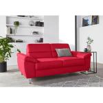 Reduzierte Rote Sit & More Zweisitzer-Sofas mit Armlehne Breite 150-200cm, Höhe 50-100cm, Tiefe 50-100cm 2 Personen 