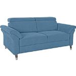 Reduzierte Hellblaue Moderne Sit & More Nachhaltige Federkern Sofas mit Armlehne Breite 150-200cm, Höhe 50-100cm, Tiefe 50-100cm 