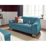 Reduzierte Blaue Moderne Sit & More Nachhaltige Zweisitzer-Sofas Breite 200-250cm, Höhe 50-100cm, Tiefe 50-100cm 2 Personen 