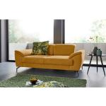 Gelbe Sit & More Zweisitzer-Sofas mit Armlehne Breite 150-200cm, Höhe 50-100cm, Tiefe 100-150cm 2 Personen 