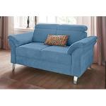 Reduzierte Hellblaue Moderne Sit & More Nachhaltige Zweisitzer-Sofas Breite 150-200cm, Höhe 50-100cm, Tiefe 50-100cm 2 Personen 