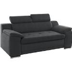 Reduzierte Schwarze Moderne Sit & More Nachhaltige Zweisitzer-Sofas aus MDF Breite 150-200cm, Höhe 50-100cm, Tiefe 50-100cm 2 Personen 