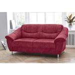 Reduzierte Rote Sit & More Nachhaltige Zweisitzer-Sofas mit Armlehne Breite 150-200cm, Höhe 50-100cm, Tiefe 50-100cm 2 Personen 