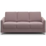 Reduzierte Altrosa Sit & More Federkern Sofas mit Armlehne Breite 150-200cm, Höhe 50-100cm, Tiefe 50-100cm 3 Personen 