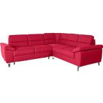 Reduzierte Rote Sit & More Ecksofas mit Schlaffunktion & Funktionsecken mit Armlehne Breite 200-250cm, Höhe 50-100cm, Tiefe 200-250cm 