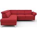 Reduzierte Rote Sit & More Ecksofas mit Schlaffunktion & Funktionsecken mit Bettkasten Breite 200-250cm, Höhe 50-100cm, Tiefe 150-200cm 