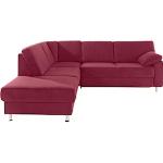 Reduzierte Rote Moderne Sit & More Nachhaltige L-förmige Ecksofas mit Schlaffunktion & Funktionsecken mit Bettkasten Breite 200-250cm, Höhe 50-100cm, Tiefe 200-250cm 