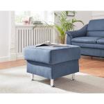 Reduzierte Blaue Sit & More Sitzhocker aus Polyester mit Stauraum Breite 50-100cm, Höhe 0-50cm, Tiefe 50-100cm 