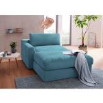 Reduzierte Blaue Moderne Sit & More Chaiselongues & Longchairs Breite 100-150cm, Höhe 50-100cm, Tiefe 150-200cm 