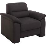 Reduzierte Anthrazitfarbene Moderne Sit & More Ledersessel aus Leder Breite 50-100cm, Höhe 50-100cm, Tiefe 50-100cm 