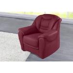 Reduzierte Rote Sit & More Ledersessel aus Leder Breite 50-100cm, Höhe 50-100cm, Tiefe 50-100cm 
