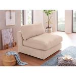 Reduzierte Cremefarbene Sit & More Modulare Sofas & Sofa Module aus Polyester Breite 100-150cm, Höhe 50-100cm, Tiefe 100-150cm 