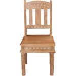 Beige SIT Möbel Stuhl-Serie aus Mangoholz mit Armlehne 