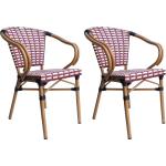SIT Stuhl-Set »SIT&CHAIRS«, BxHxT: 56 x 83 x 56 cm, Aluminium/Kunststoffgeflecht - beige beige