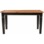 SIT Tisch »CORSICA«, HxT: 76 x 90 cm, Holz - schwarz | gelb schwarz | gelb