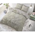 Reduzierte Taupefarbene Bettwäsche Sets & Bettwäsche Garnituren aus Baumwolle trocknergeeignet 2-teilig 