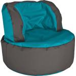 Anthrazitfarbene Sitzsack Sessel Breite 50-100cm, Höhe 50-100cm, Tiefe 50-100cm 