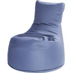 Blaue Sitzsack Sessel aus Stoff Breite 50-100cm, Höhe 50-100cm, Tiefe 50-100cm 